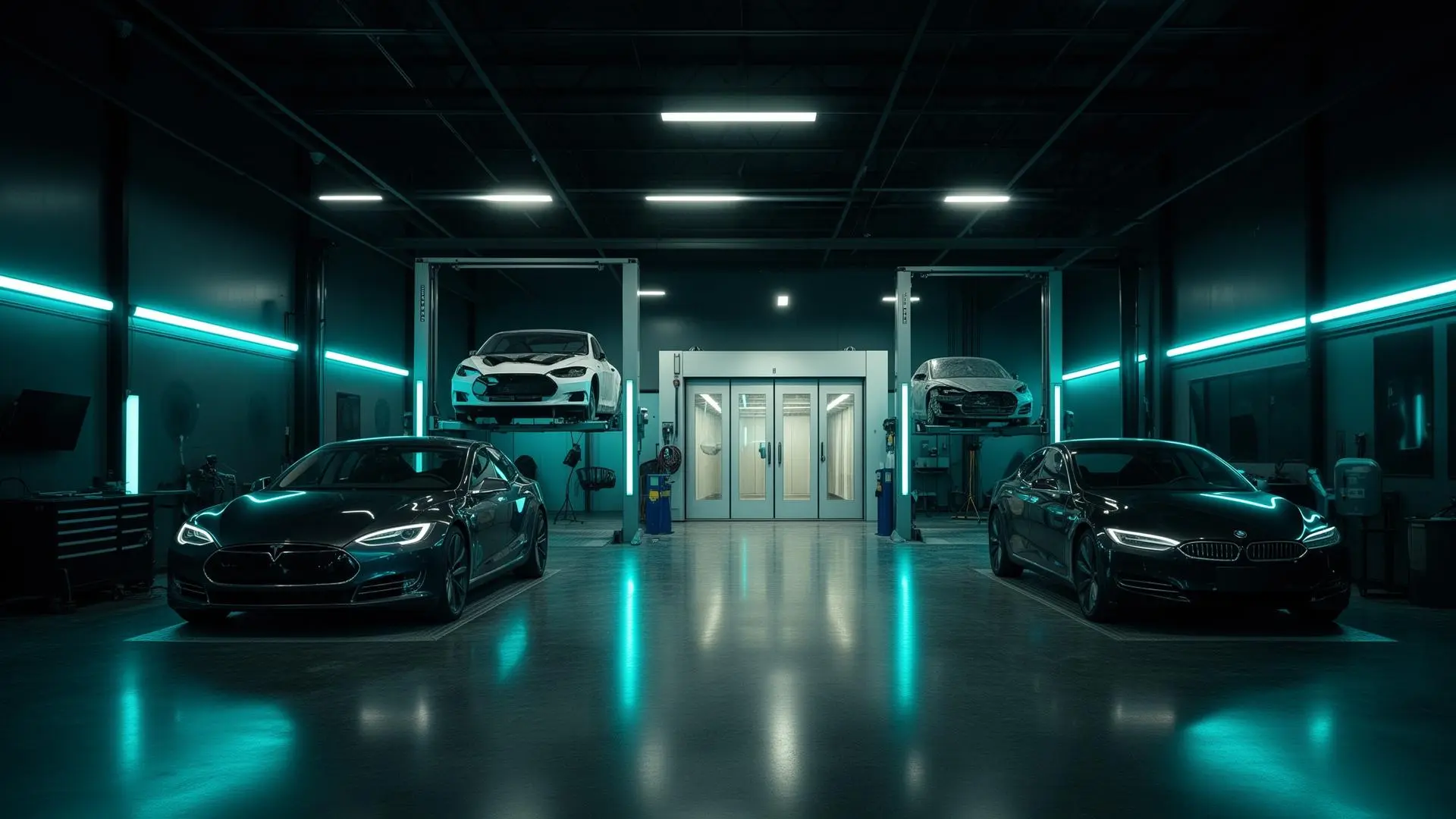 Insurance collision repair at Car Geeks Collision auto body shop